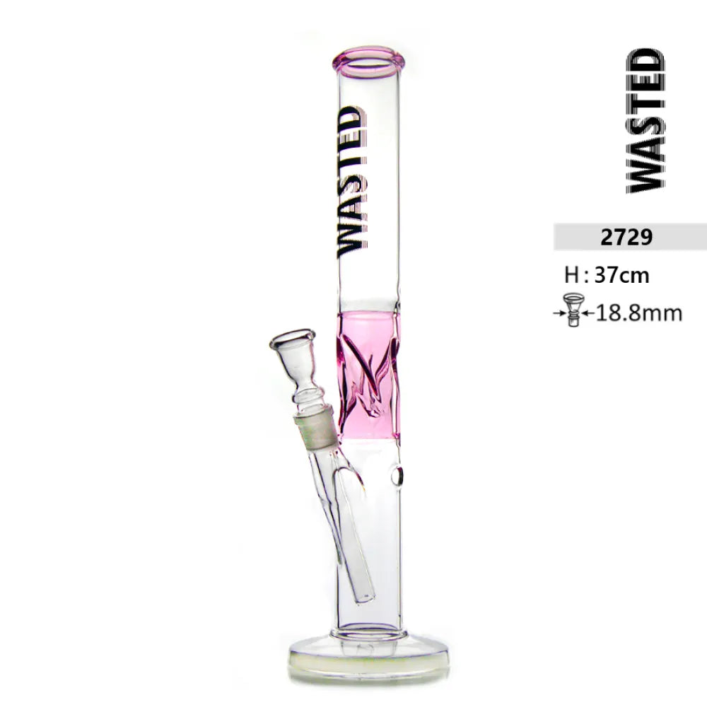 Glasbong Wasted – Pink Ice Edition 37 cm-HHCFriends