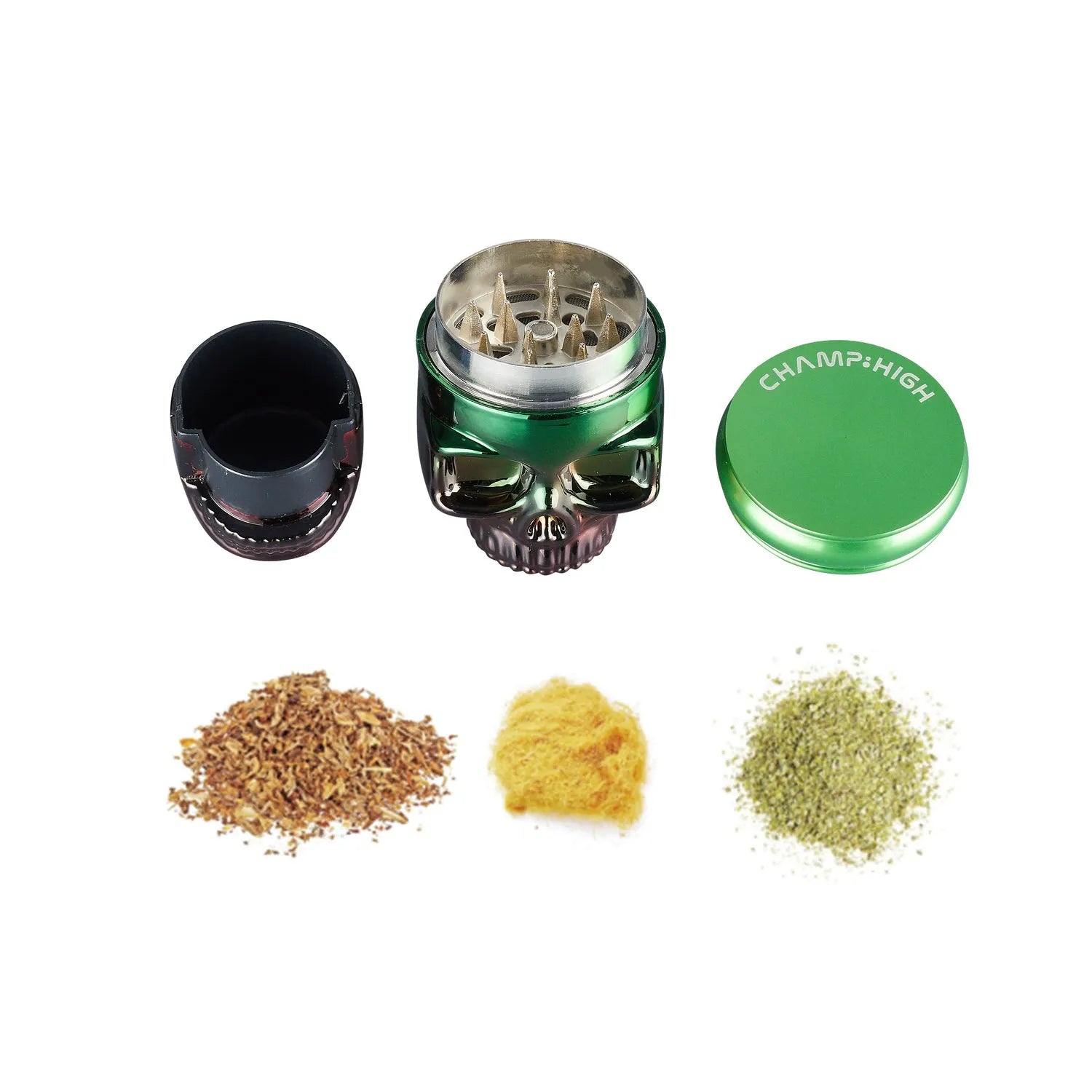 Metall Grinder Skull metallic