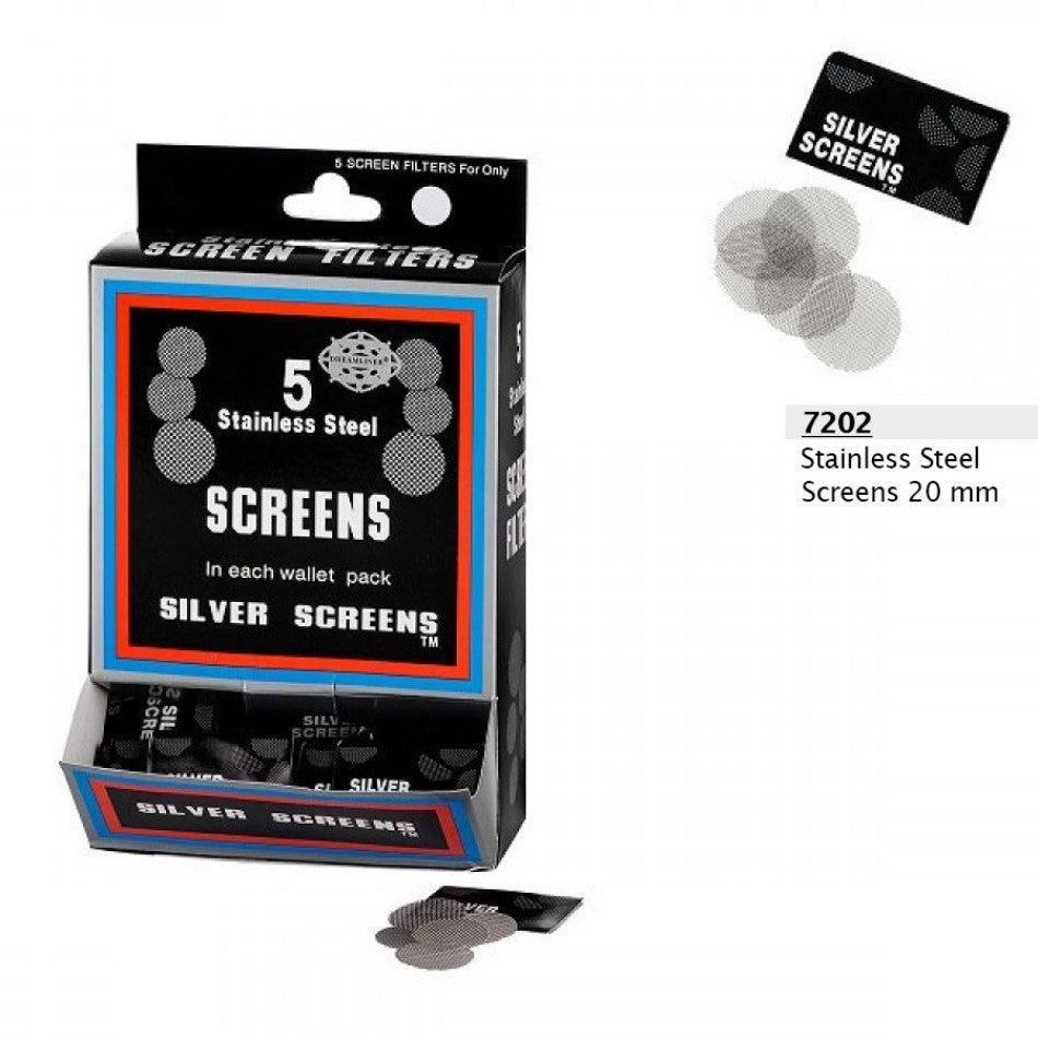 Packung mit Edelstahl-Screens 20 mm