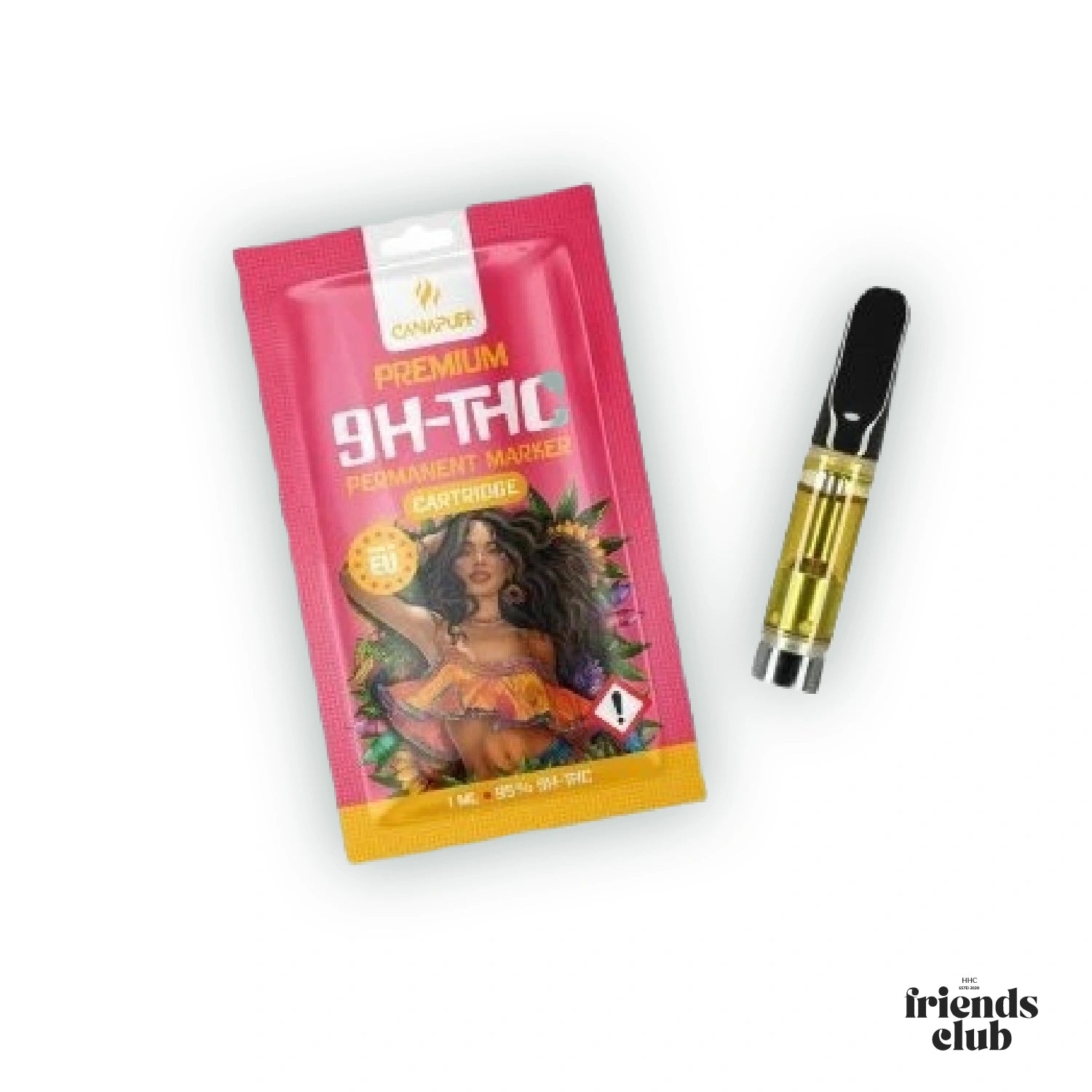 9H-THC Kartusche Permanent Marker 95% HHCFriends