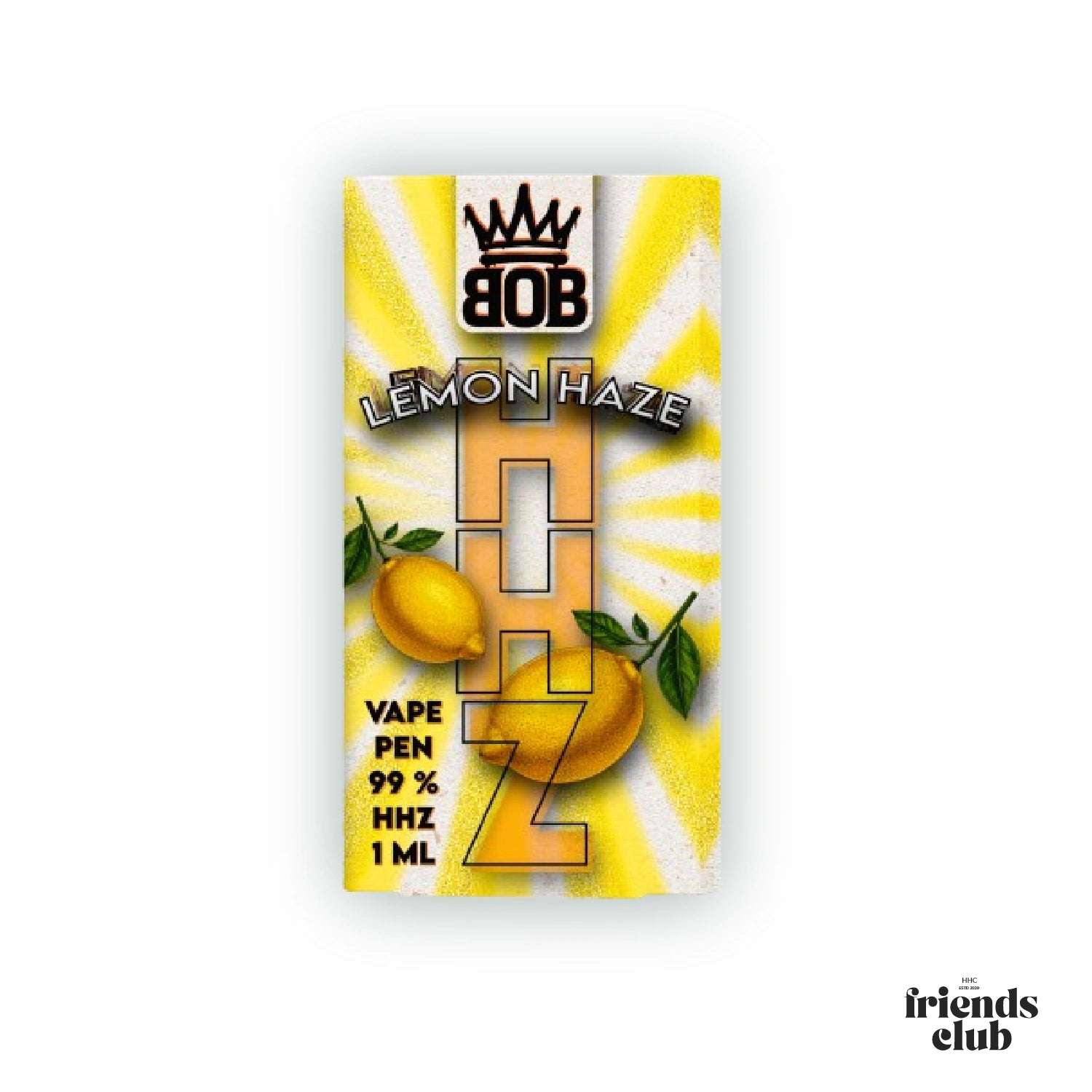 BOB Vape Pen HHZ 99% Lemon Haze 1ml mit Citrusnote BOB Vape Pen HHZ 99% Lemon Haze 1ml mit Citrusnote