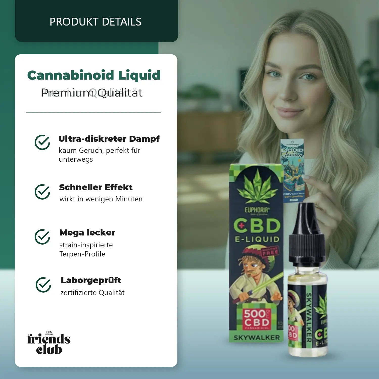 CBD E-Liquid Skywalker OG 500 mg 10ml-Smagro GmbH