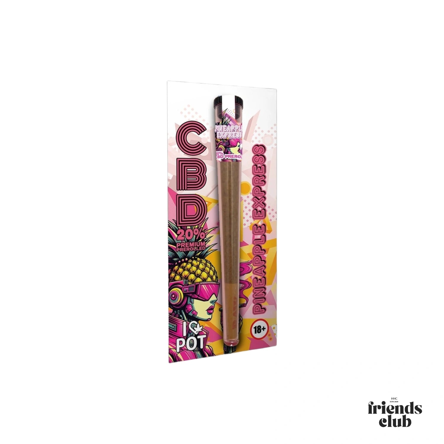 CBD Prerolled Joint Pineapple Express 20% 1,5g