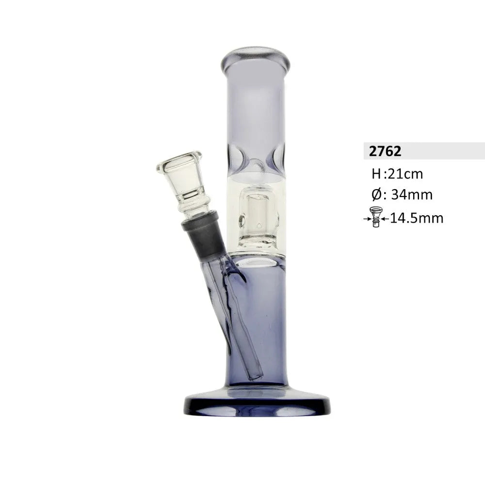 Glasbong mit Perkolator & Eiskammer – 21 cm-HHCFriends