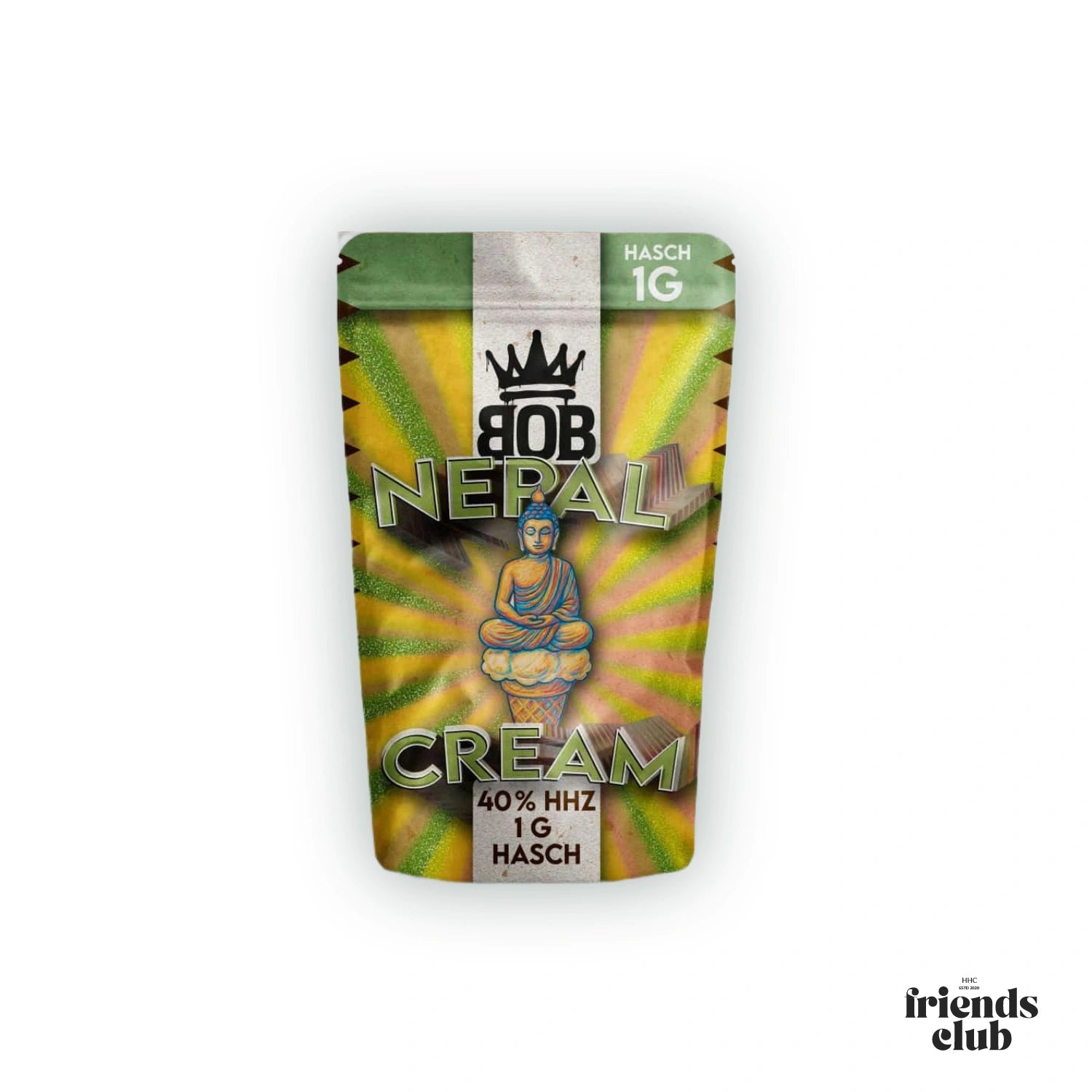BOB HHZ Hash Nepal Cream 40% HHCFriends