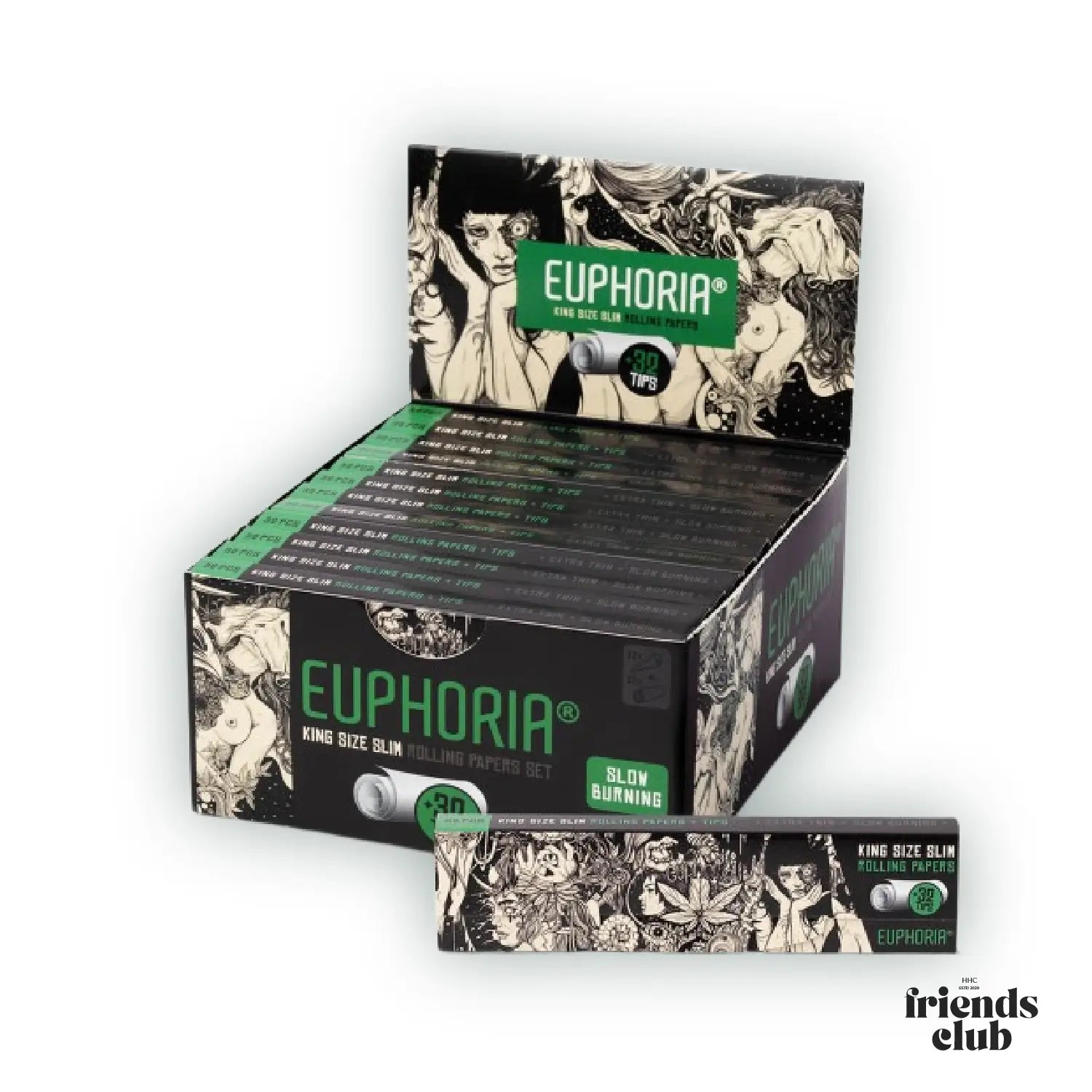 Mystical Rolling Papers Kingsize Slim + Filter HHCFriends