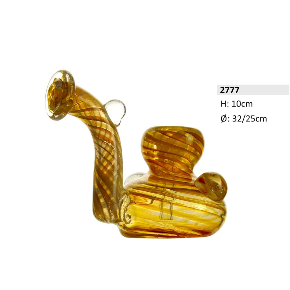 Schwere Glasbong | H: 10cm Ø: 32/25mm