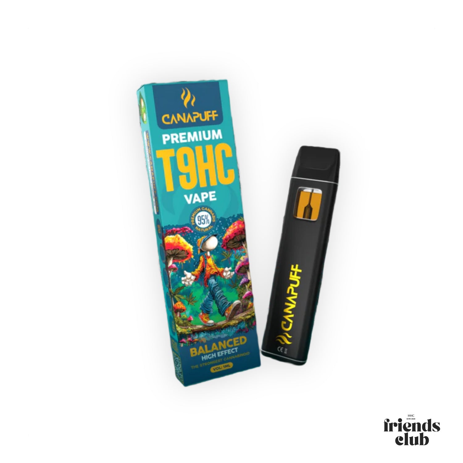 T9HC Vape Balanced 95% 1ml