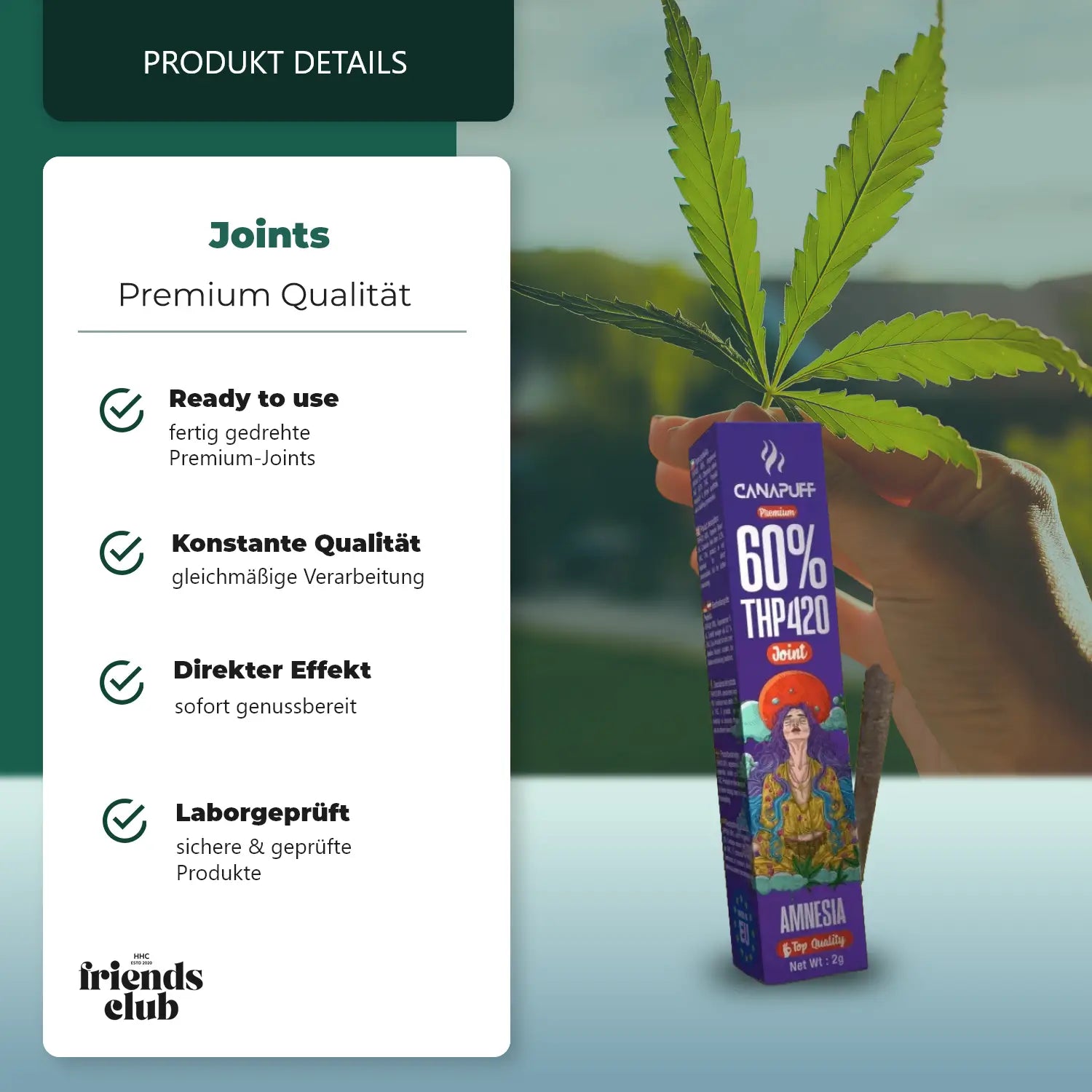 THP420 Joint Amnesia 60% 2g-Smagro GmbH