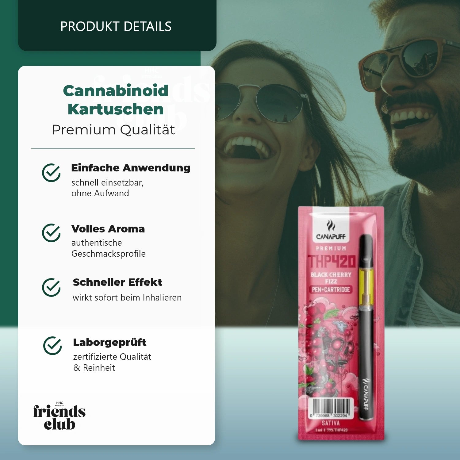 THP420 Pen+Cartridge Black Cherry Fizz 79%-Smagro GmbH