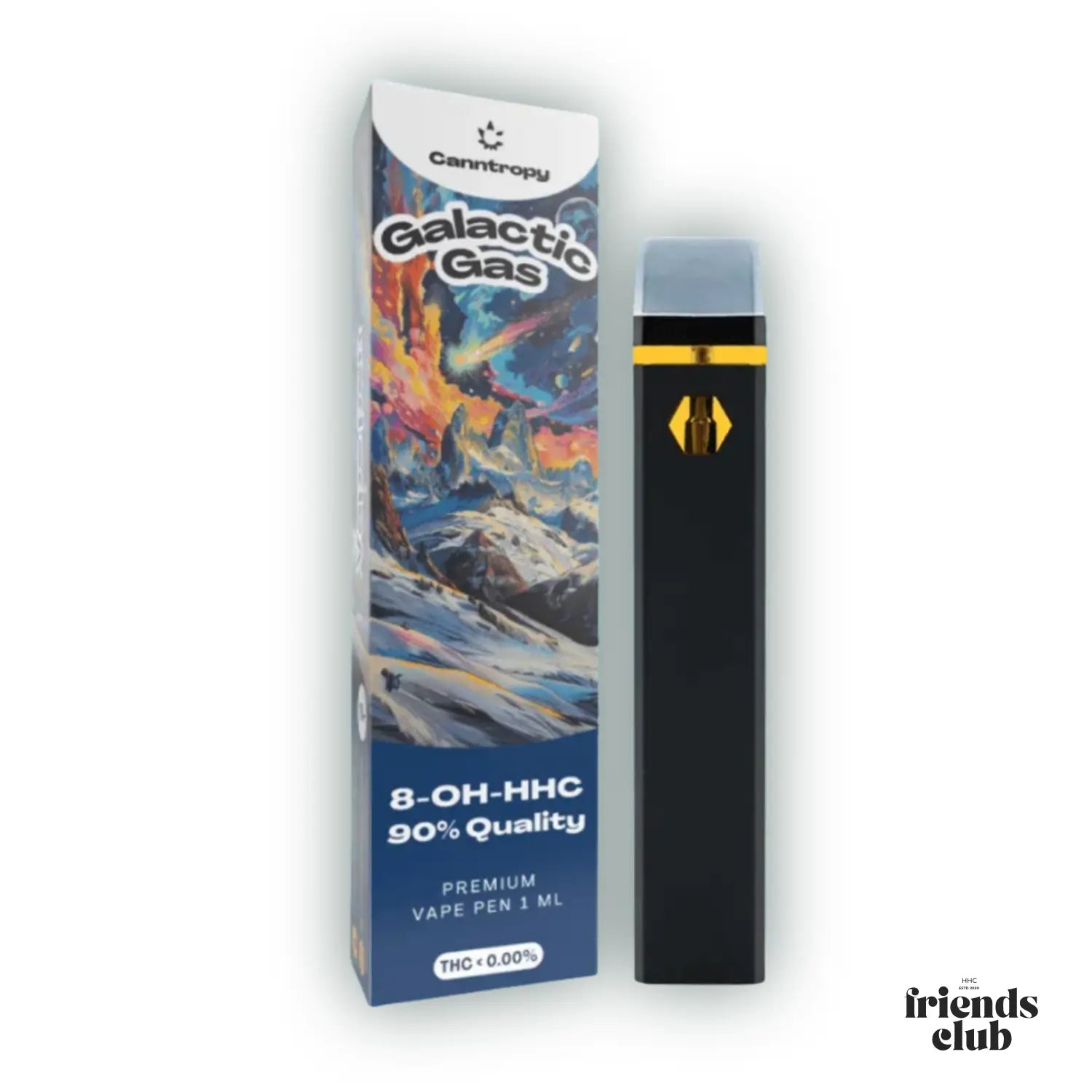 8-OH-H Vape Galactic Gas 90% 1ml-HHCFriends