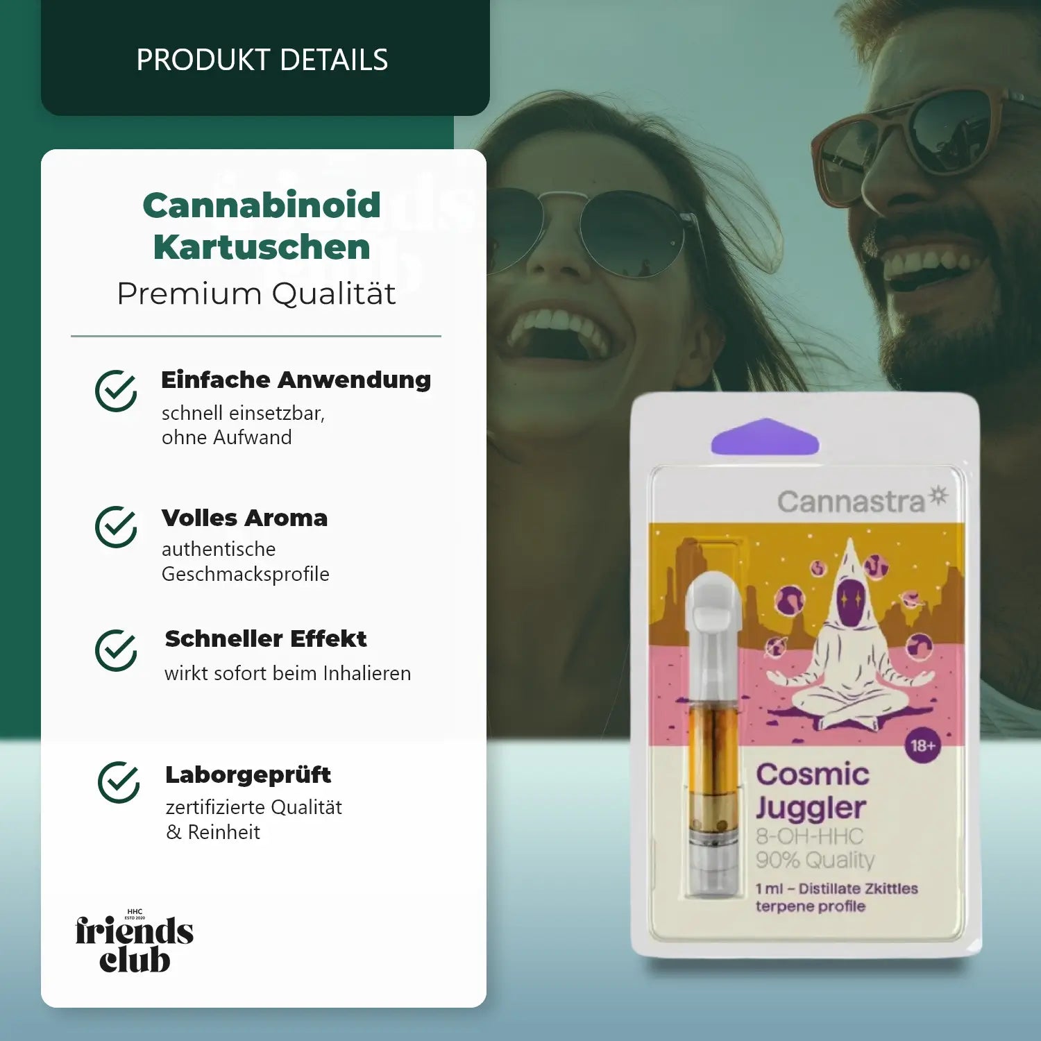 8-OH-HHC Kartusche Cosmic Jugler 90% 1ml-HHCFriends