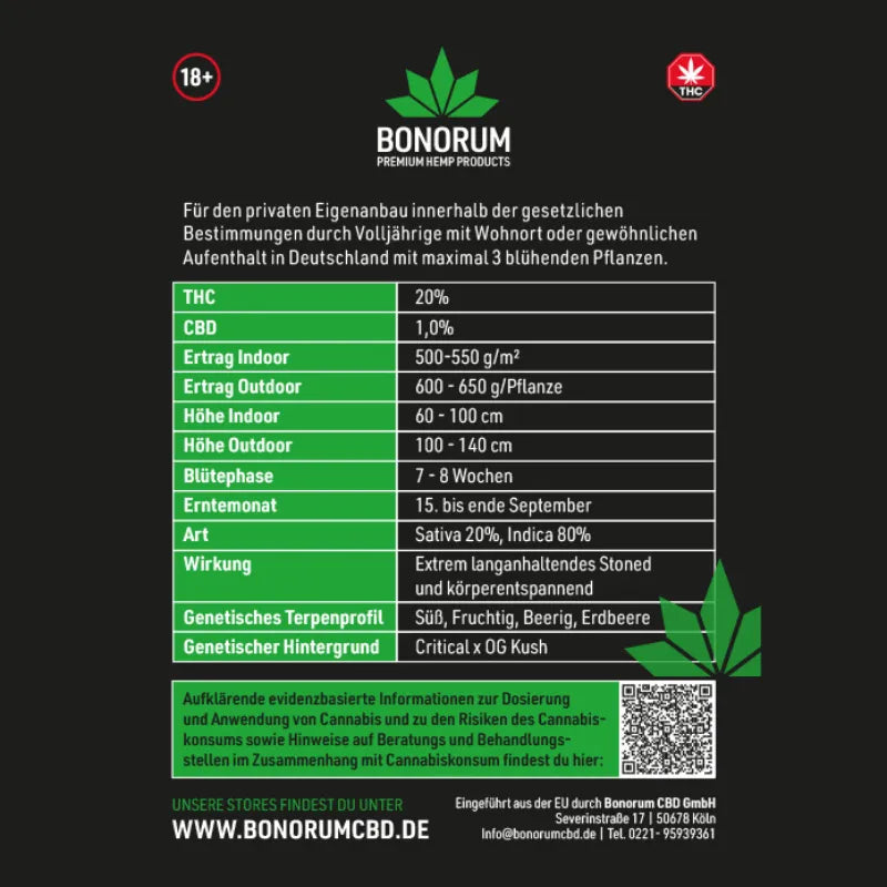 Critical aka Critical Mess Samen THC 🌱 HHCFriends