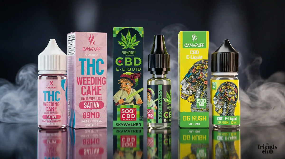Beste Liquids: Top CBD & THC Empfehlungen Beste Liquids: Top CBD & THC Empfehlungen
