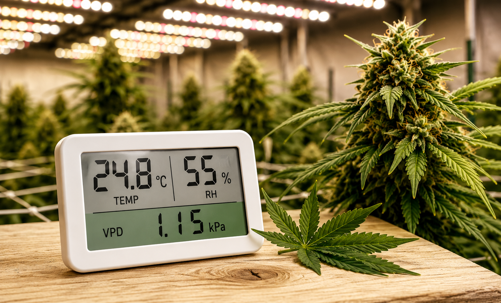 VPD-Tabelle für Cannabis: So kombinierst du Temperatur und Luftfeuchtigkeit