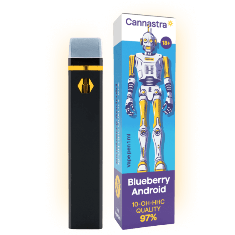 10-OH Vape  Blueberry Android 97% 1ml