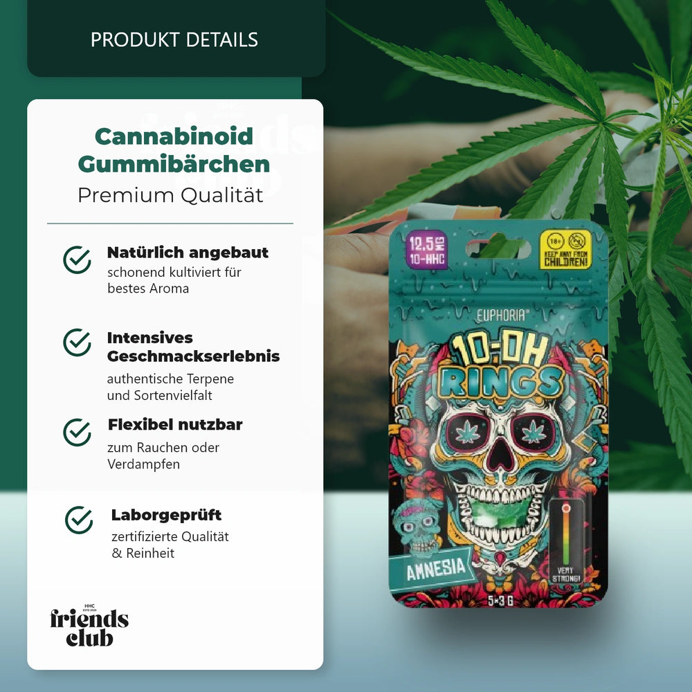 10-OH Gummibärchen Amnesia (5 Stück × 2,5 mg)