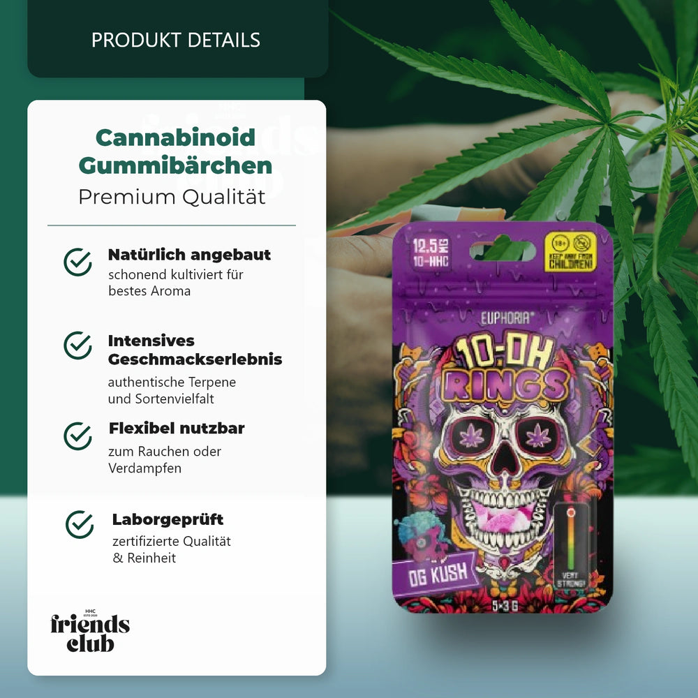 10-OH Gummibärchen OG Kush (5 Stück × 2,5 mg)