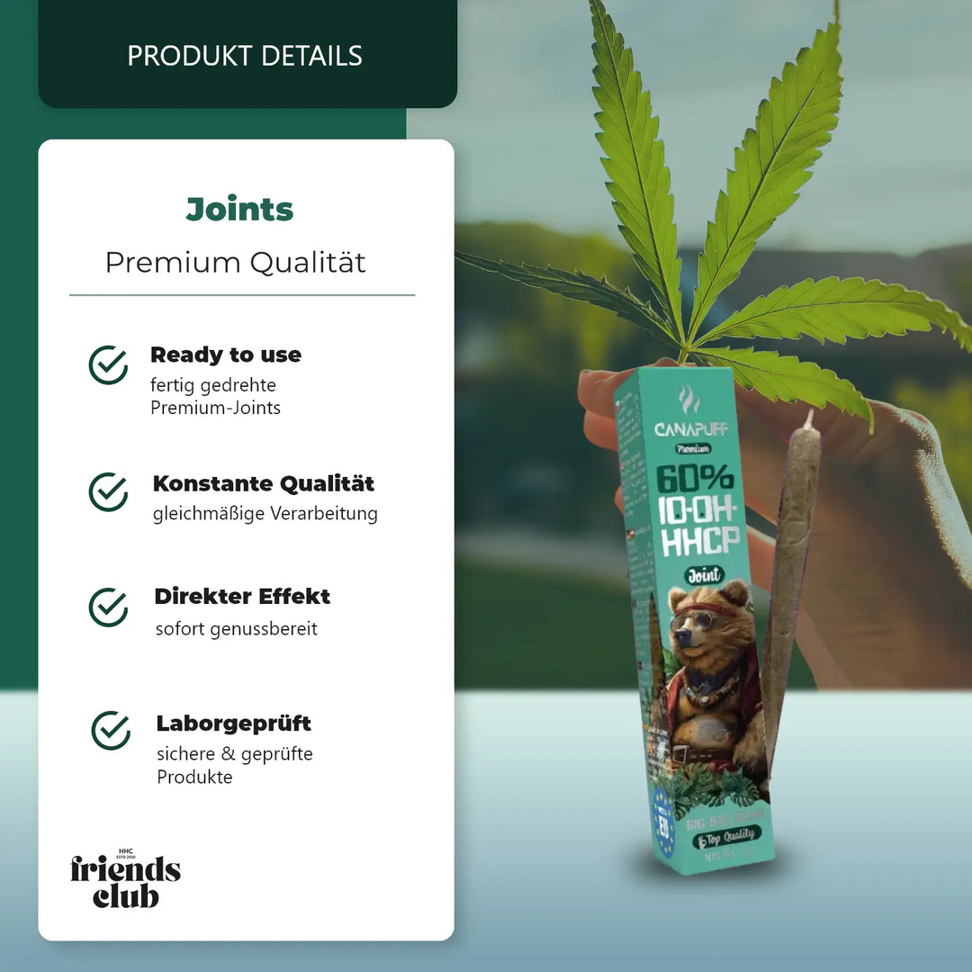 10-OH-P Joint Big Bad Bear 60 % 2g-Smagro GmbH