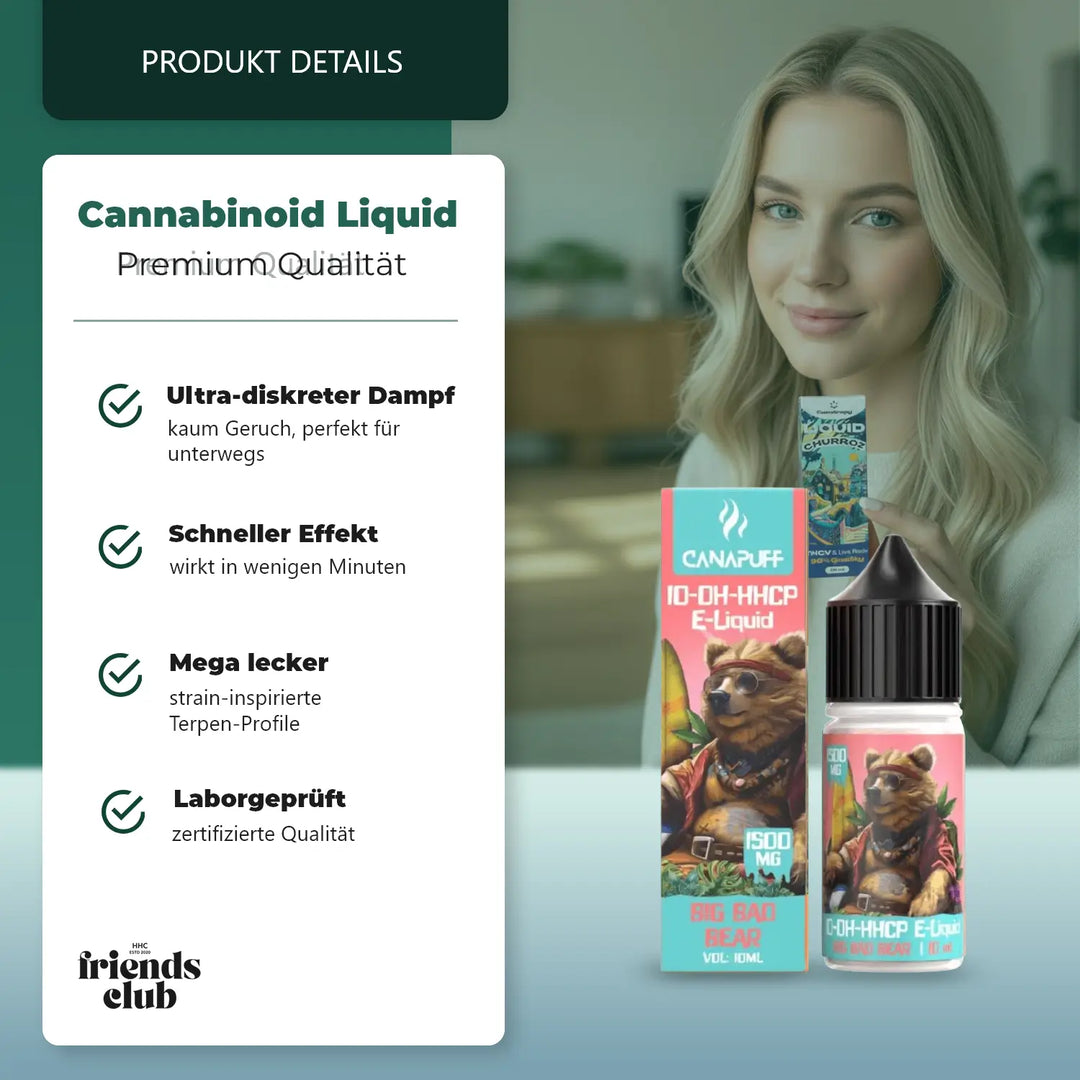 10-OH-P Liquid Big Bad Bear 1.500mg 10ml-Smagro GmbH