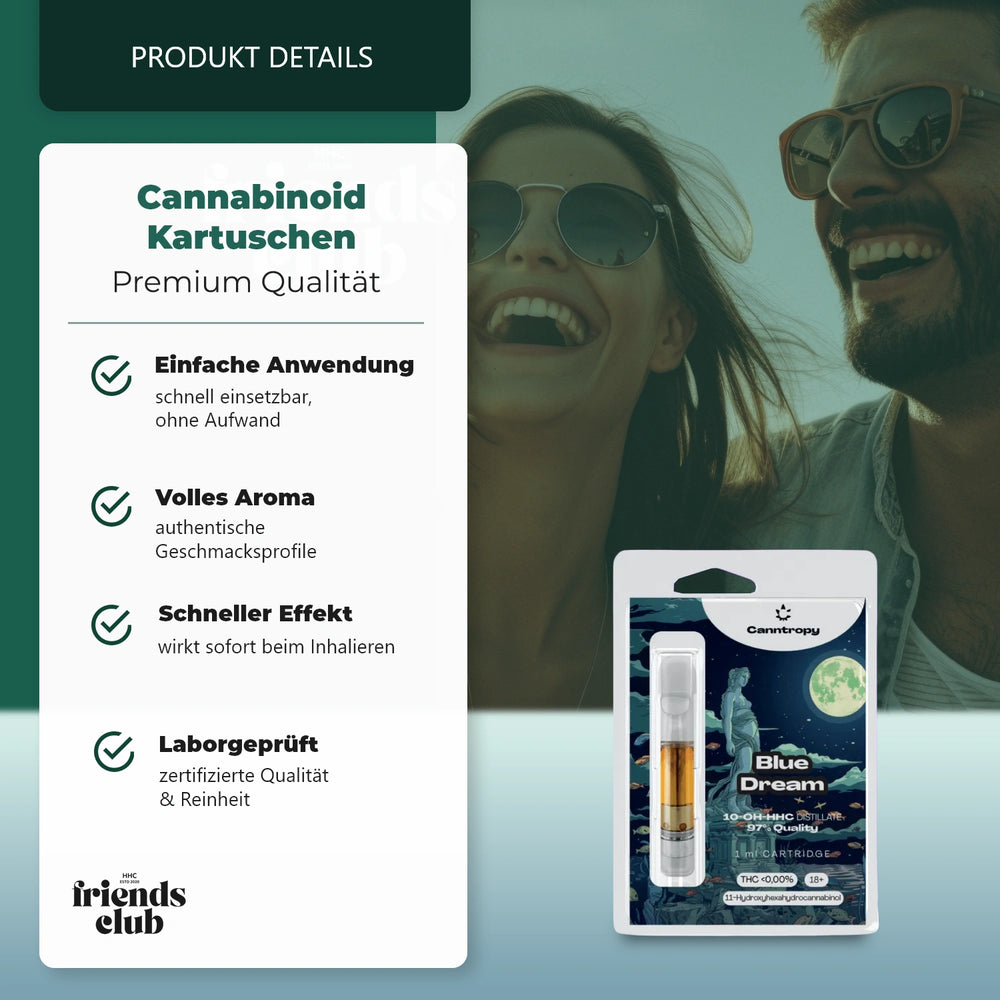 10 OH Kartusche Blue Dream 97% 1ml-Smagro GmbH