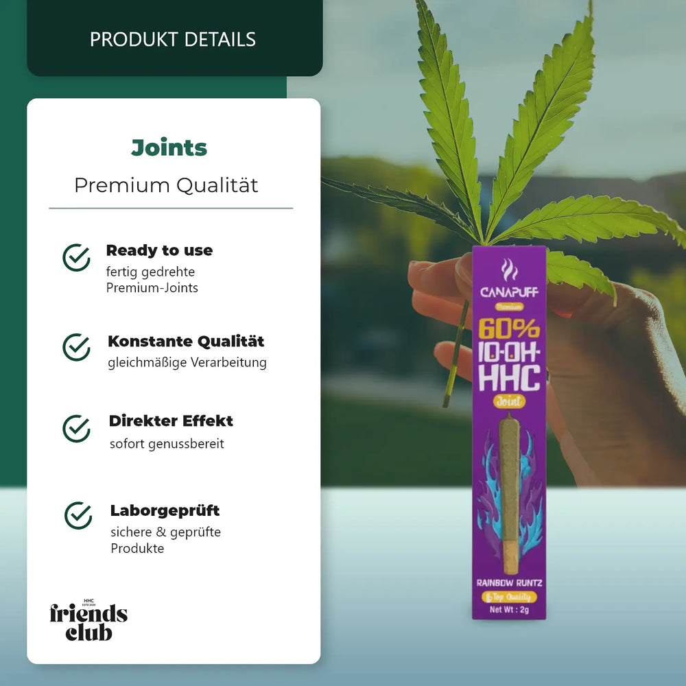 10-OH Joint Rainbow Runtz 60% 2g-Smagro GmbH