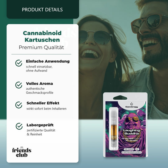10 OH Kartusche Laughing Buddha 97% HHC 1ml kaufen-Smagro GmbH