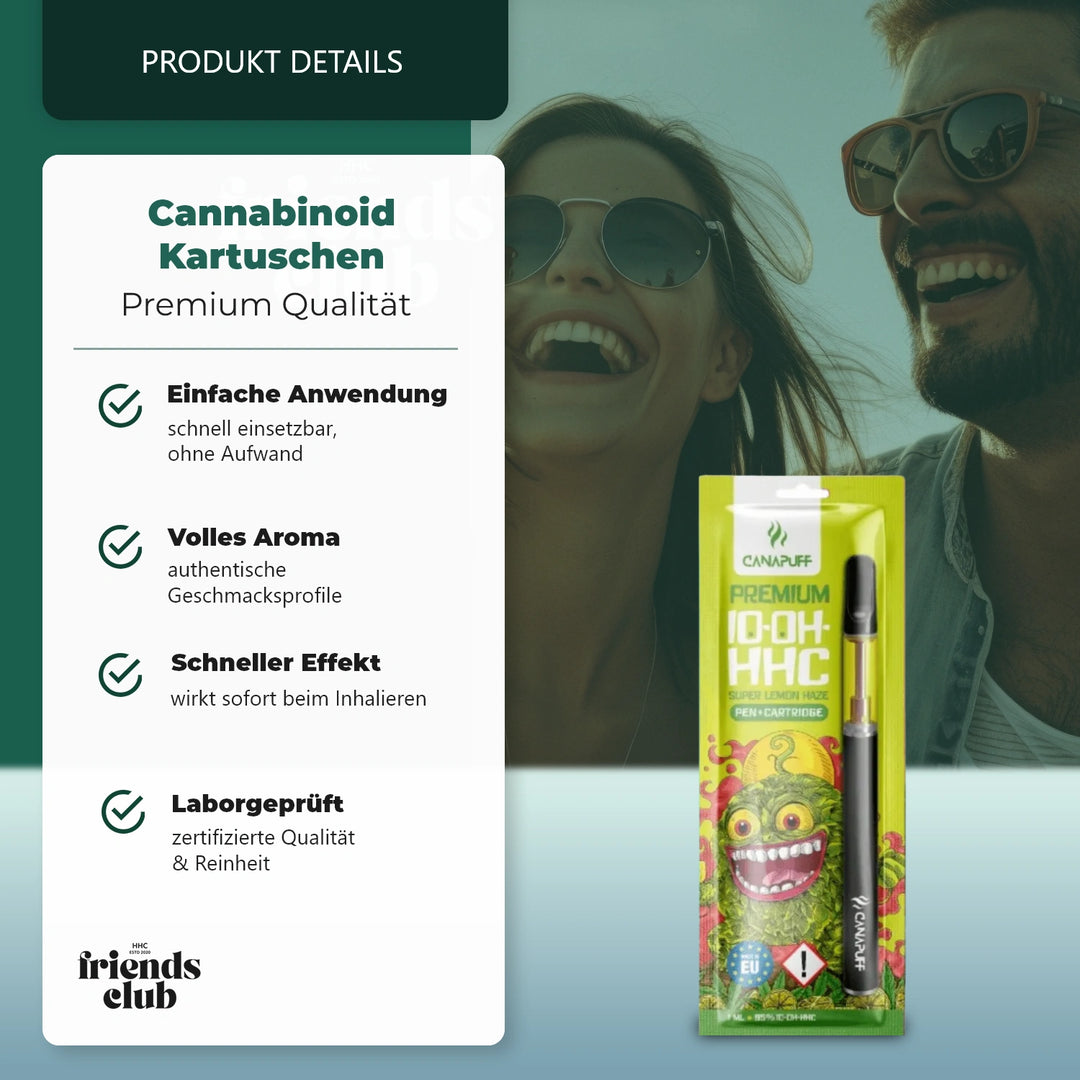 10-OH Pen+Cartridge Super Lemon Haze 95% 1ml-Smagro GmbH