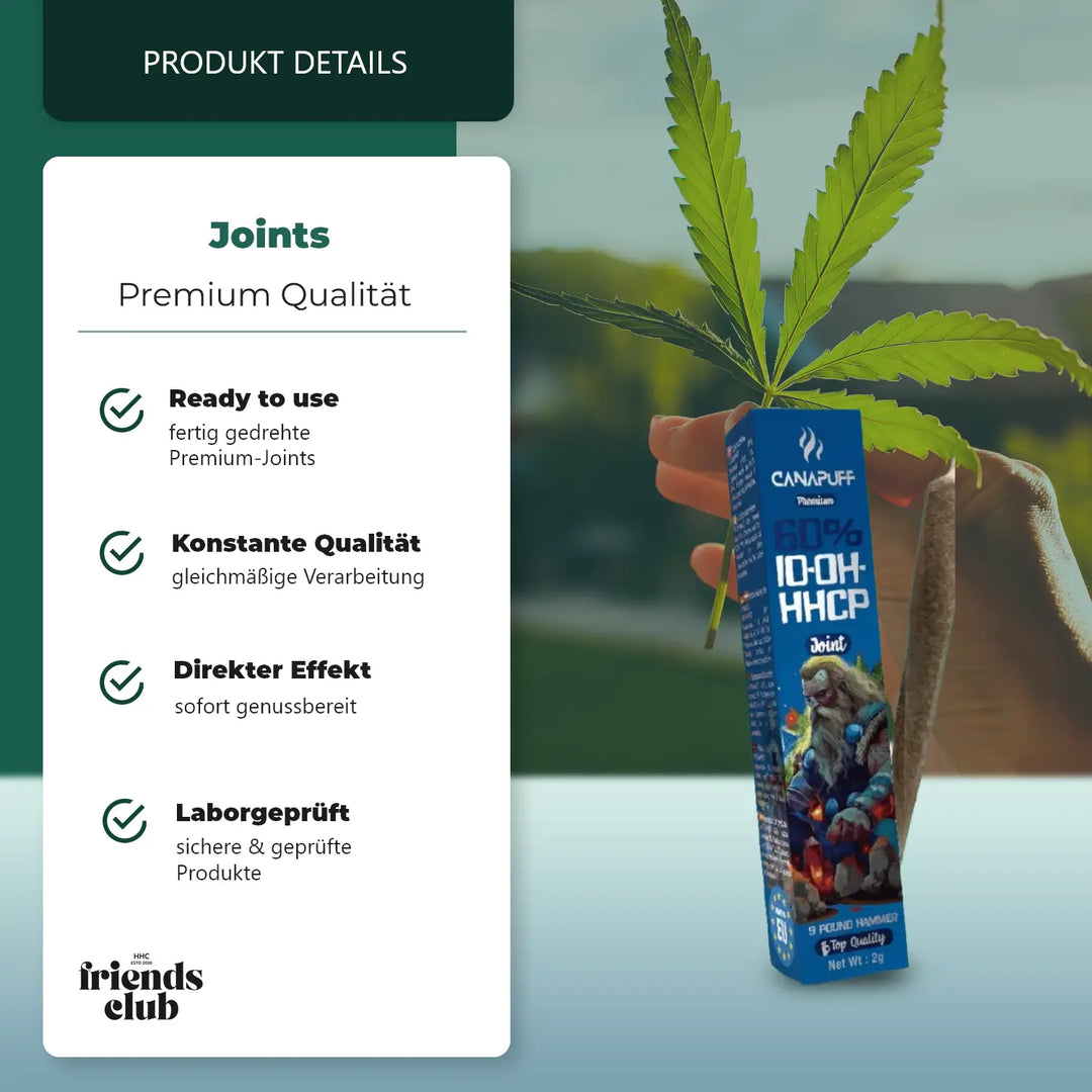 10-OH-P Joint 9 Pound Hammer 60 % 2g-Smagro GmbH