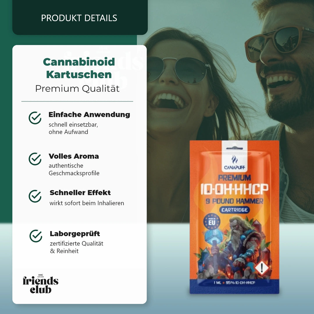 10-OH-P Kartusche 9 Pound Hammer 95% 1ml-Smagro GmbH