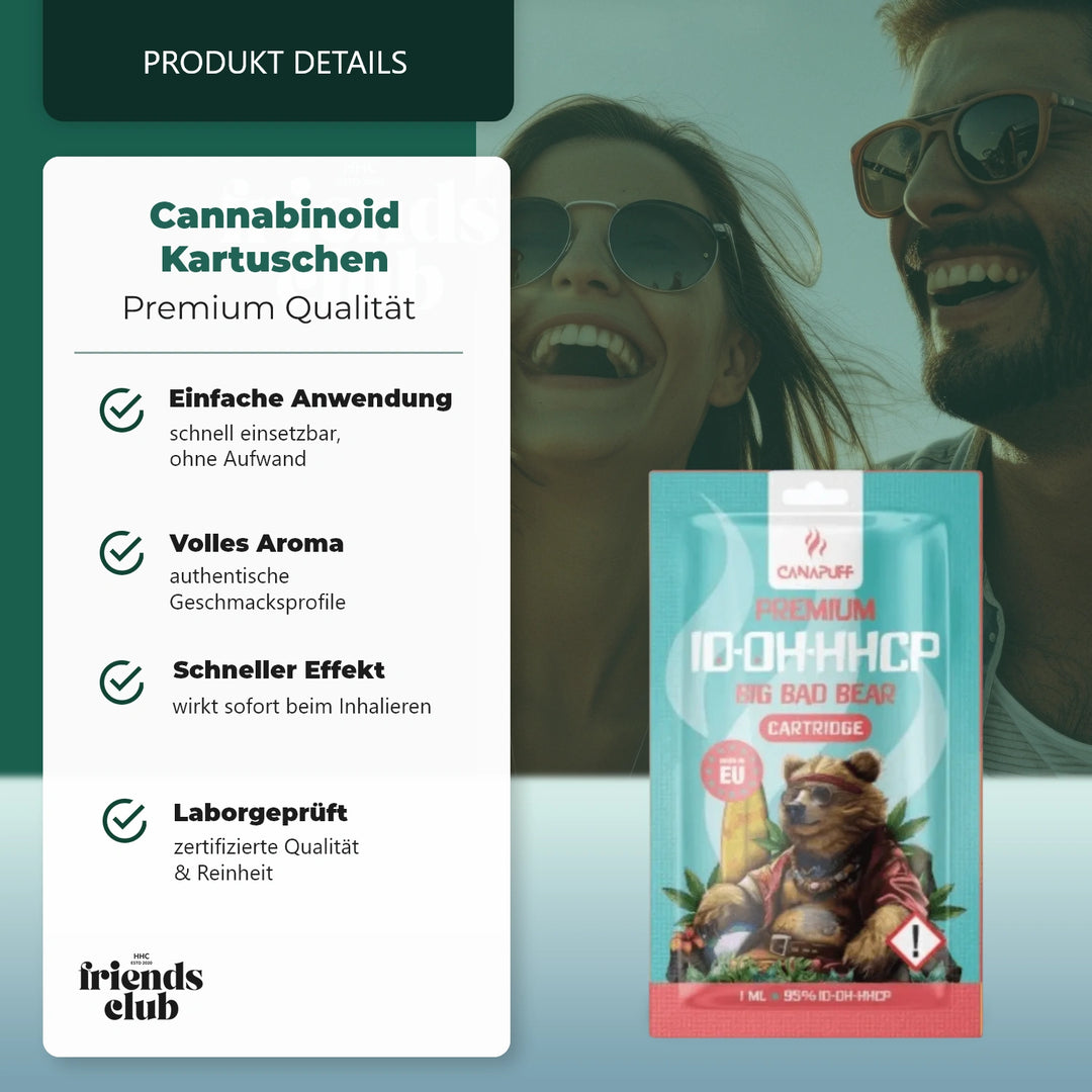 10-OH-P Kartusche Big Bad Bear 95% 1ml-Smagro GmbH