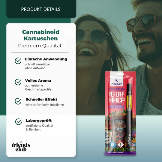 10-OH-P Pen+Cartridge Horchata 95% 1ml-Smagro GmbH