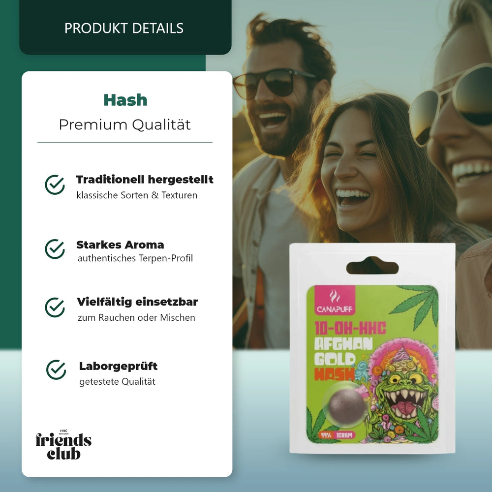 10-OH Hash Afghan Gold 1g-Smagro GmbH
