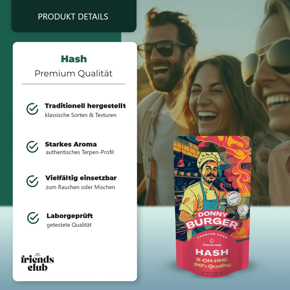 8-OH-H Hash Donny Burger 90%-Smagro GmbH