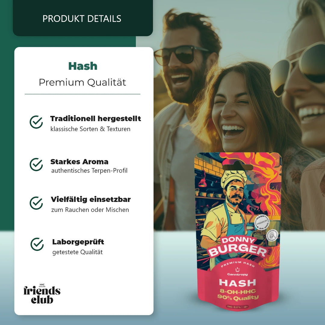 8-OH-H Hash Donny Burger 90%-Smagro GmbH