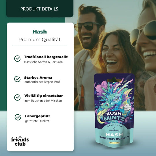 CBG9 - Hash Kush Mintz 85%-Smagro GmbH