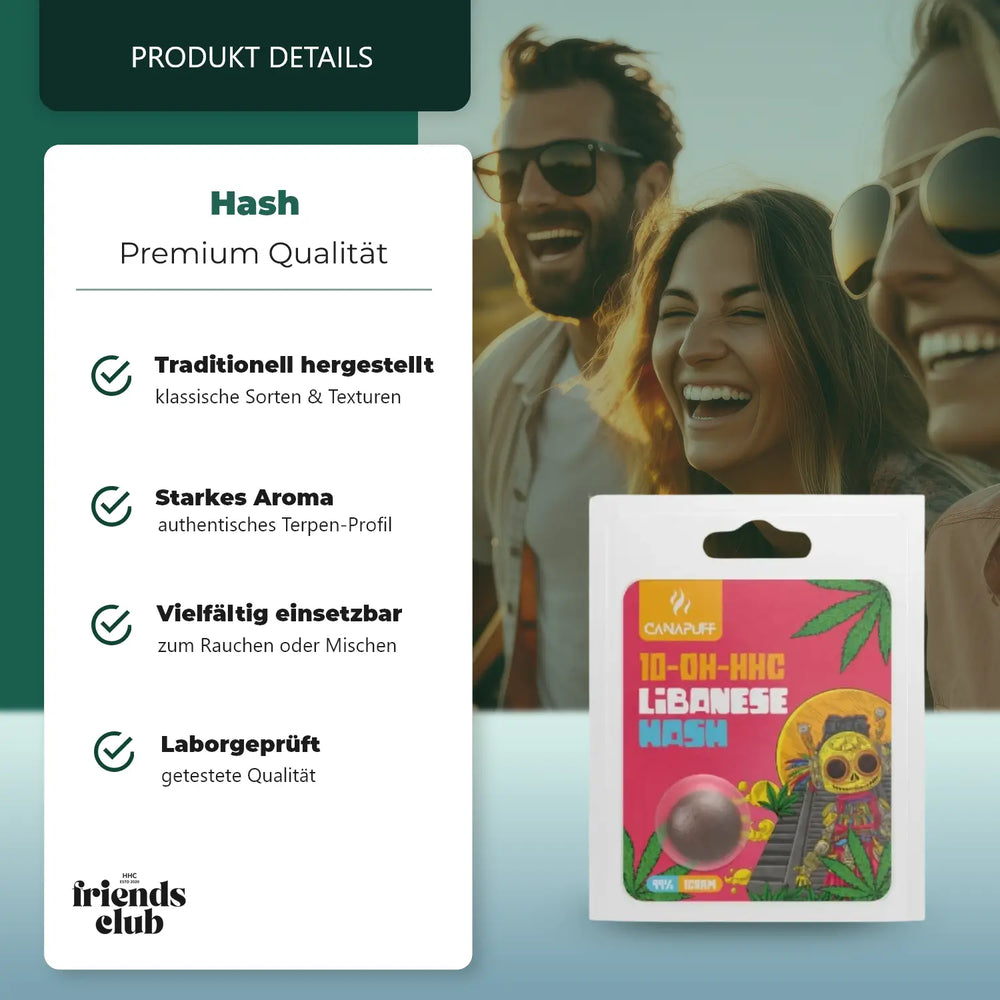 10-OH Hash Libanese 1g-Smagro GmbH