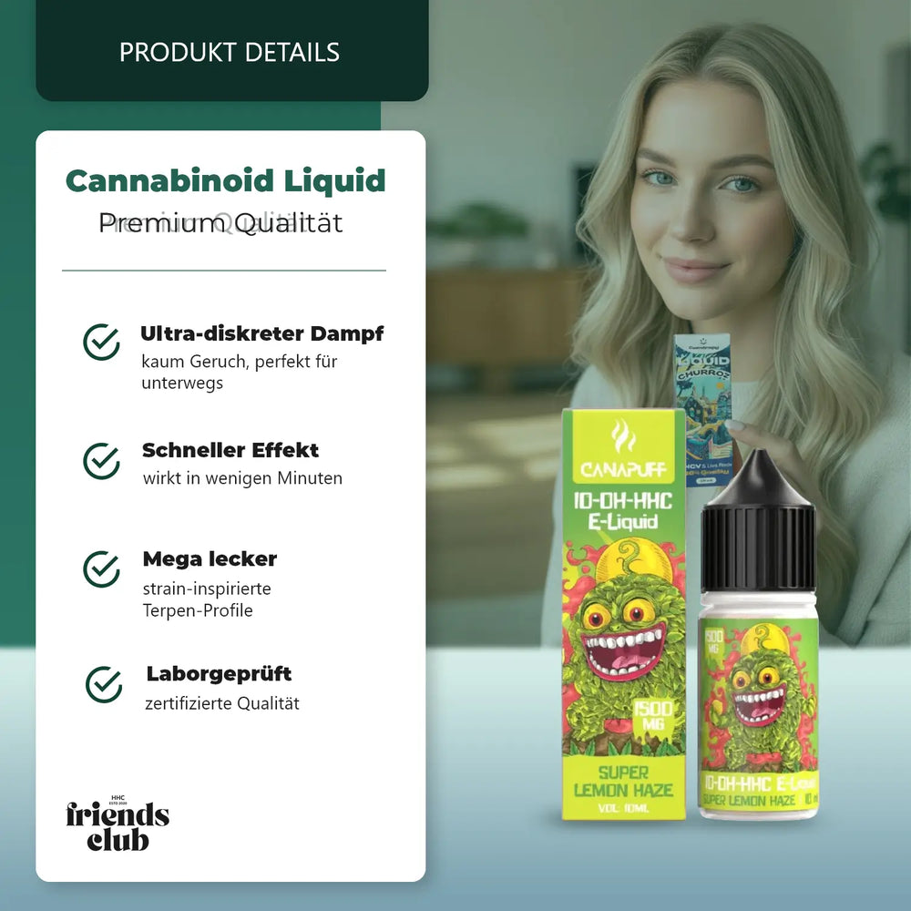 10-OH Liquid Super Lemon Haze 1.500mg 10ml-Smagro GmbH