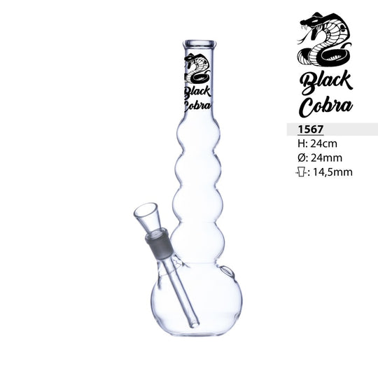 Black Kobra Bullet Glas Bong 24cm