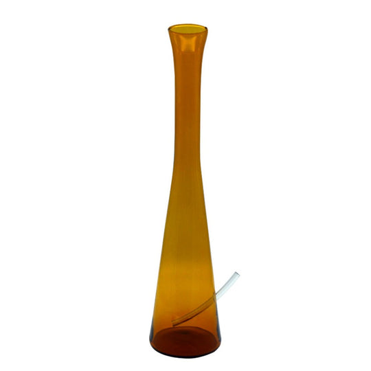 Hollandbong 38cm Amber without kick hole - with hose