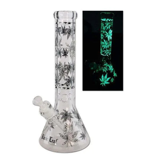 Black Leaf Glow Star Beaker Icebong-HHCFriends