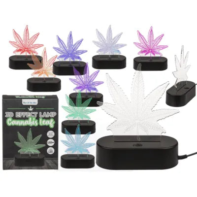 3D Leuchte Cannabis Blatt RGB-HHCFriends