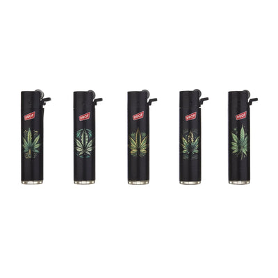 PROF Feuerzeug – Hanfblatt-Design