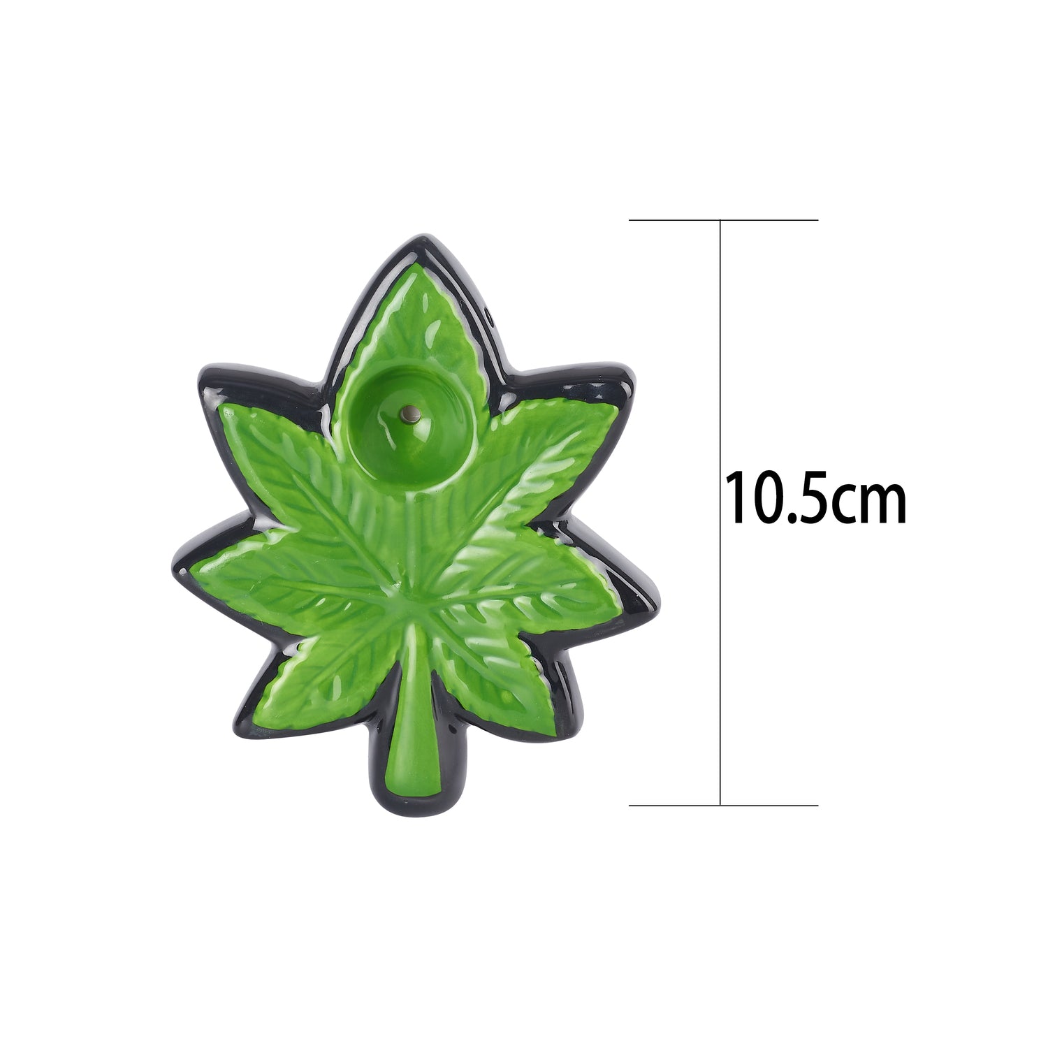 Keramik Pfeife Leaf Design-HHCFriends