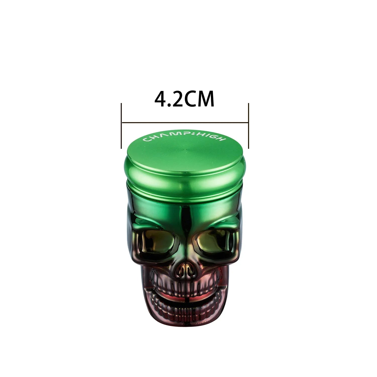 Metall Grinder Skull metallic
