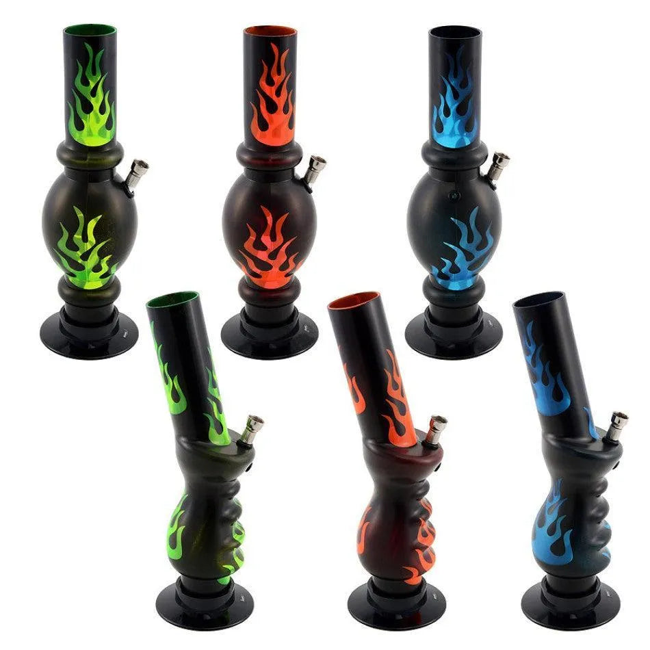 Acrylbong Flames 32 cm-HHCFriends