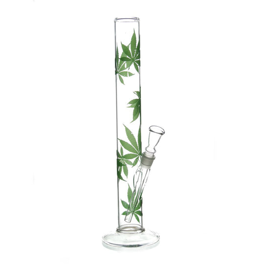 Glass cylinder bong 40cm