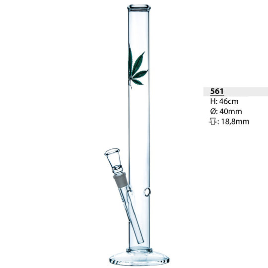 Glazen Bong Cilinder 46cm