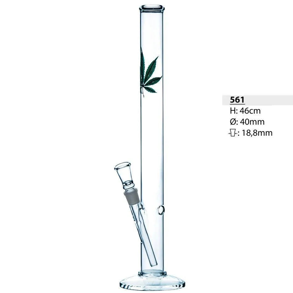 Glas Bong Zylinder 46cm-HHCFriends