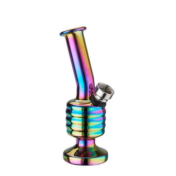 Mini Rainbow Glas-Bong 12,5cm
